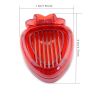 1pc Stainless Steel Strawberry Slicer; Fruit Divider